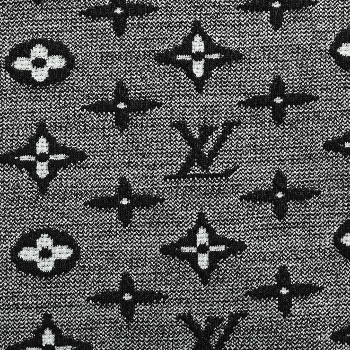 Louis Vuitton/Louis Vuitton 26ss all-over presbyopia jacquard short sleeves